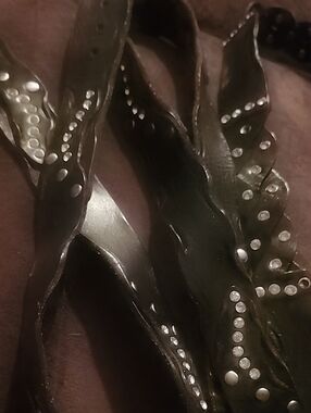 Old Buckle Belts Size M All Missing Stones